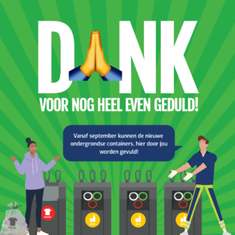 Dank voor jouw geduld tijdens onze werkzaamheden aan de verzamelcontainers op de Jonagoldstraat