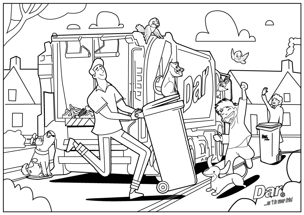 afvalcoach winston helpt met afval ophalen